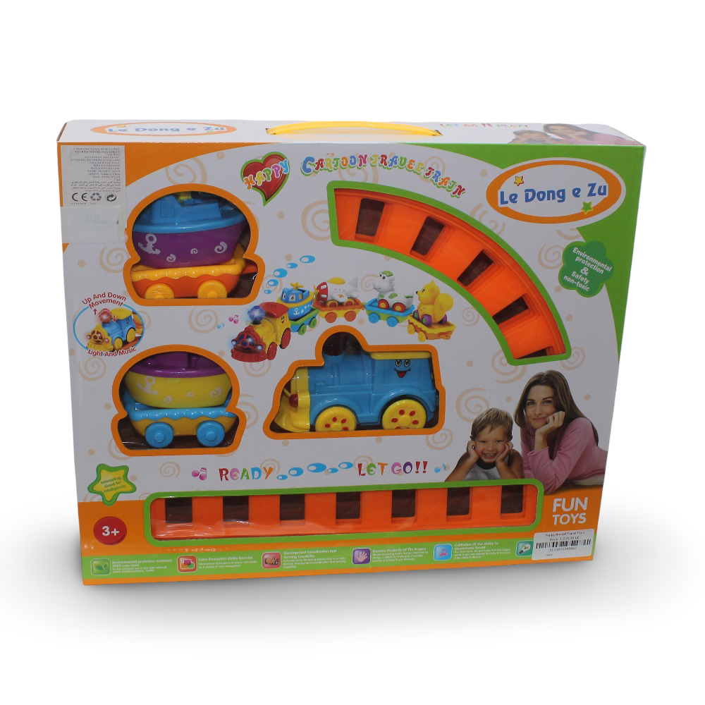 Happy Cartoon Travel Train Toy Set - Toys - OKO