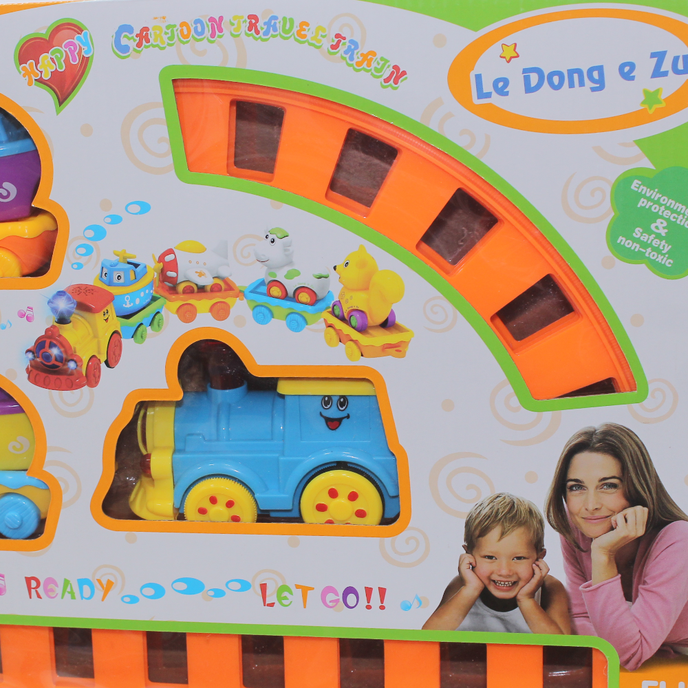 Happy Cartoon Travel Train Toy Set