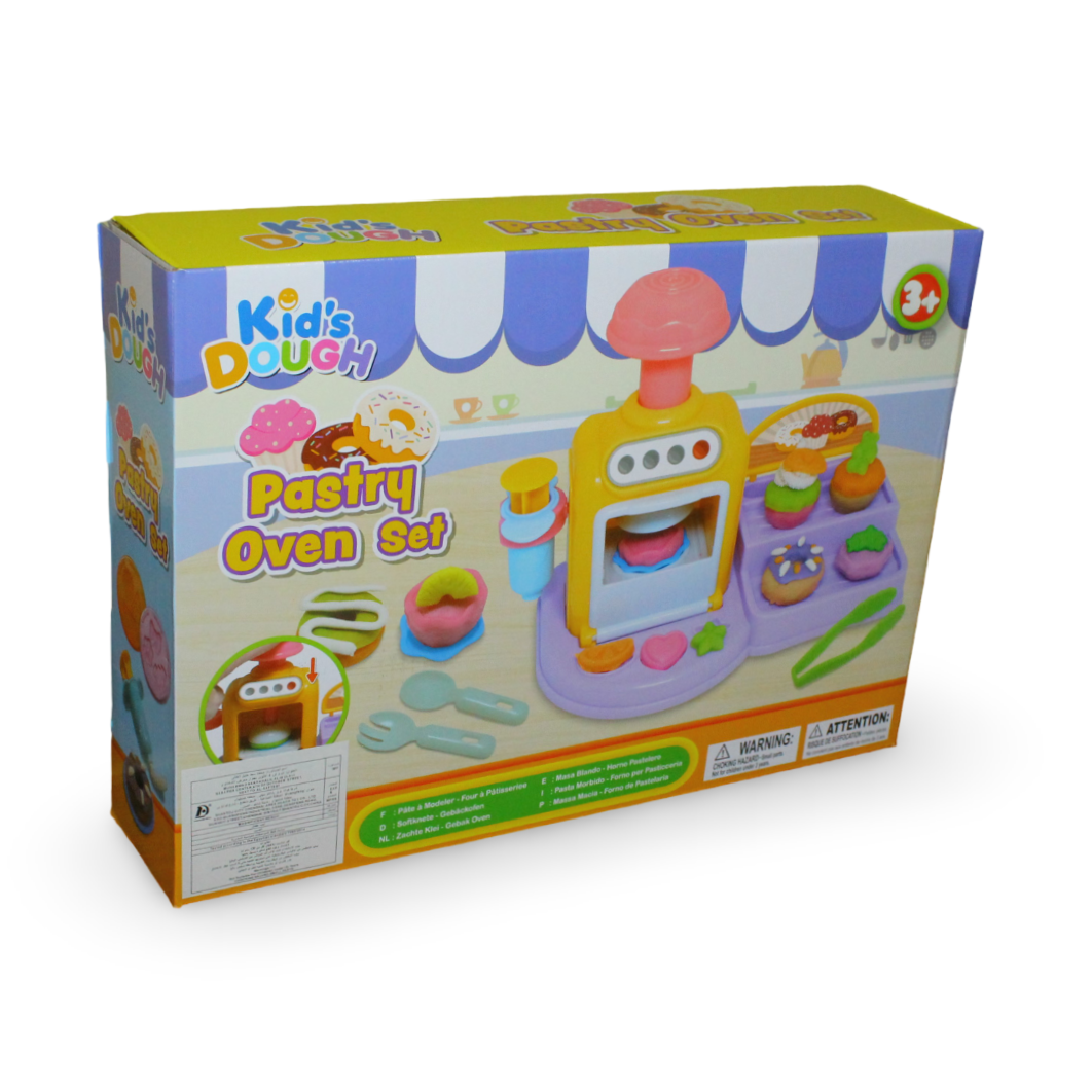 Kids Dough Pastry Oven Set – Candy Bakery Playset - Toys - OKO