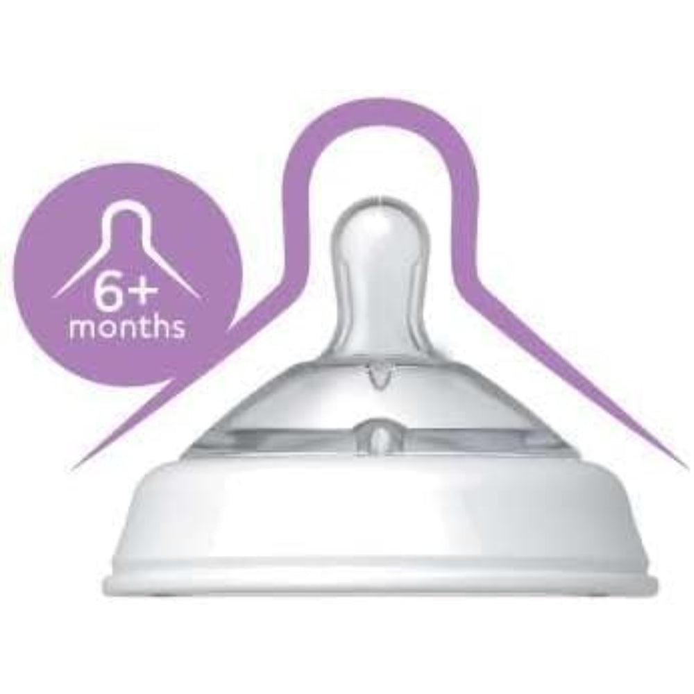 Chicco Natural Feelling Teat 6M+ Food Flow (2 Pcs)