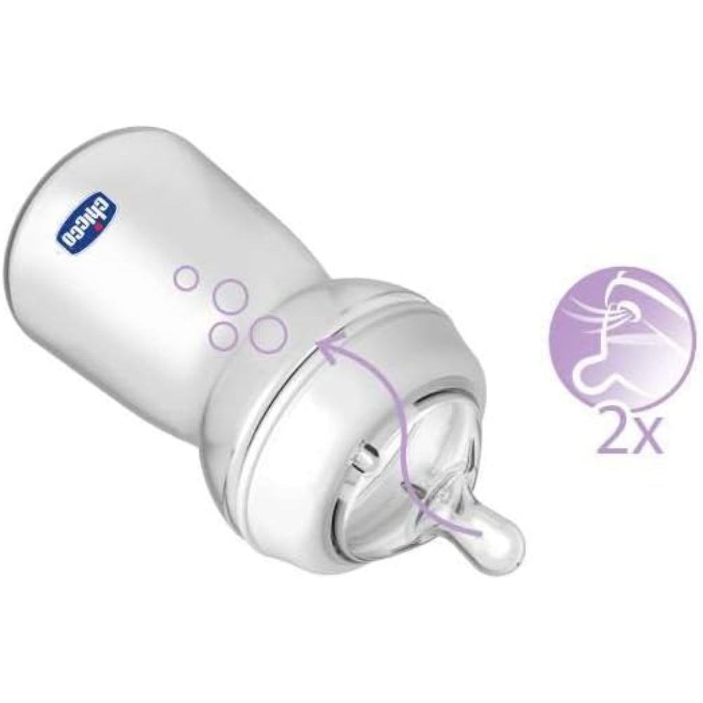 Chicco Natural Feelling Teat 6M+ Food Flow (2 Pcs)