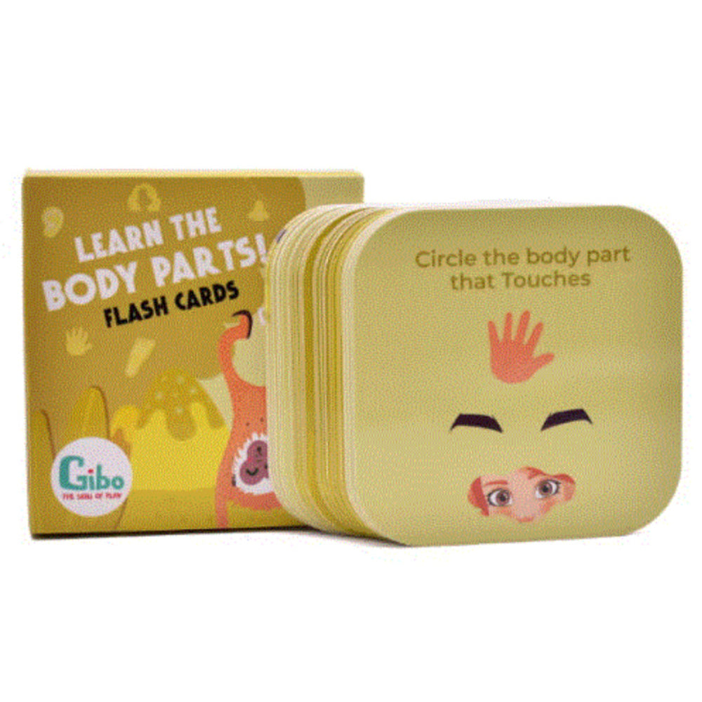 Nilco Gibo Learn the Body Parts Flash Cards