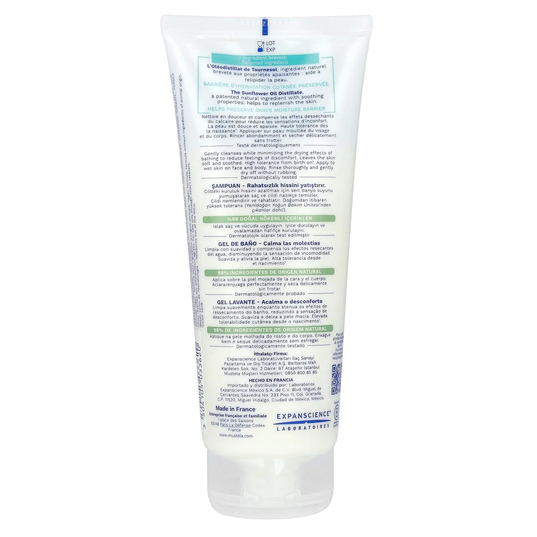 Mustela Cleansing Gel Soothes Discomfort 200ml