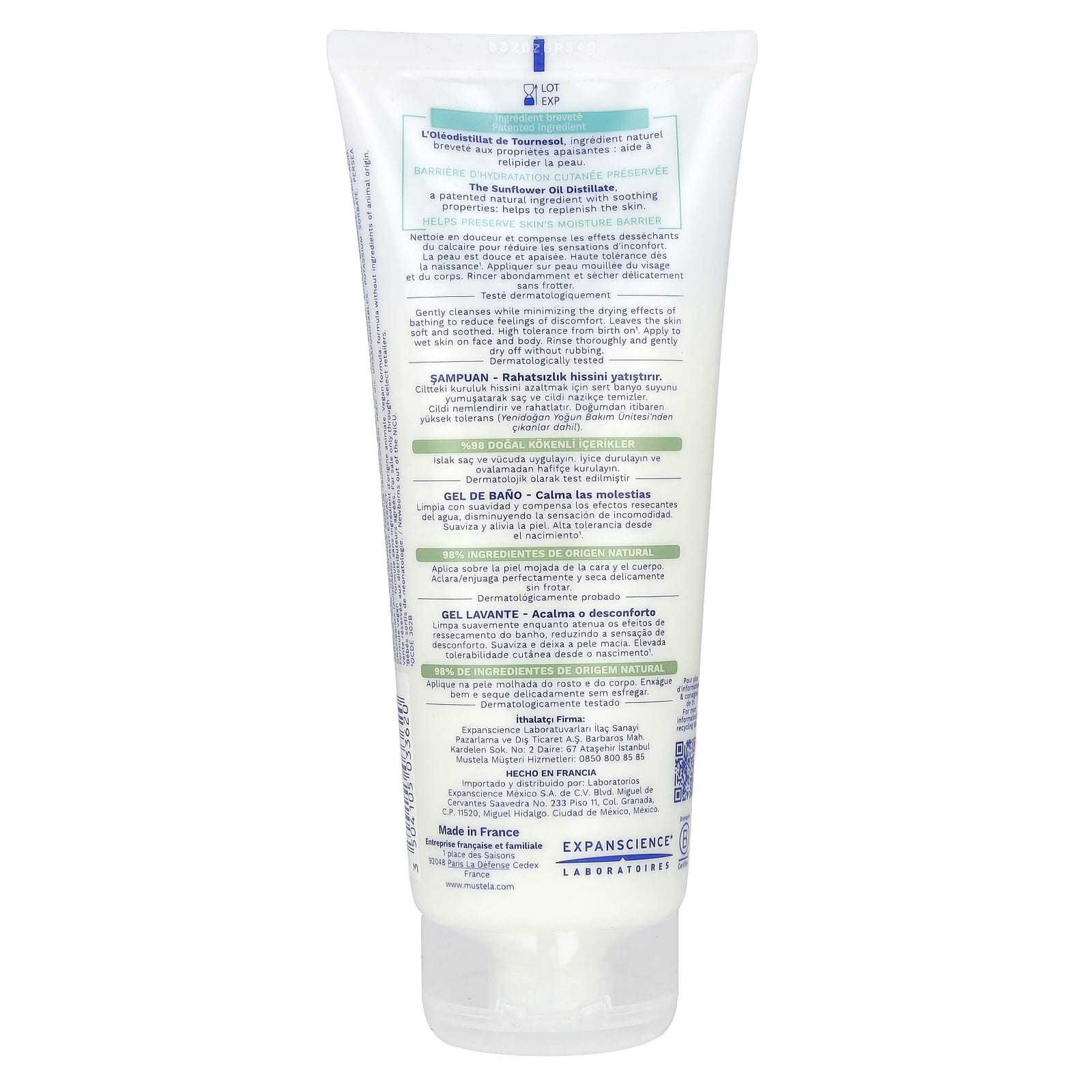 Mustela Cleansing Gel Soothes Discomfort 200ml