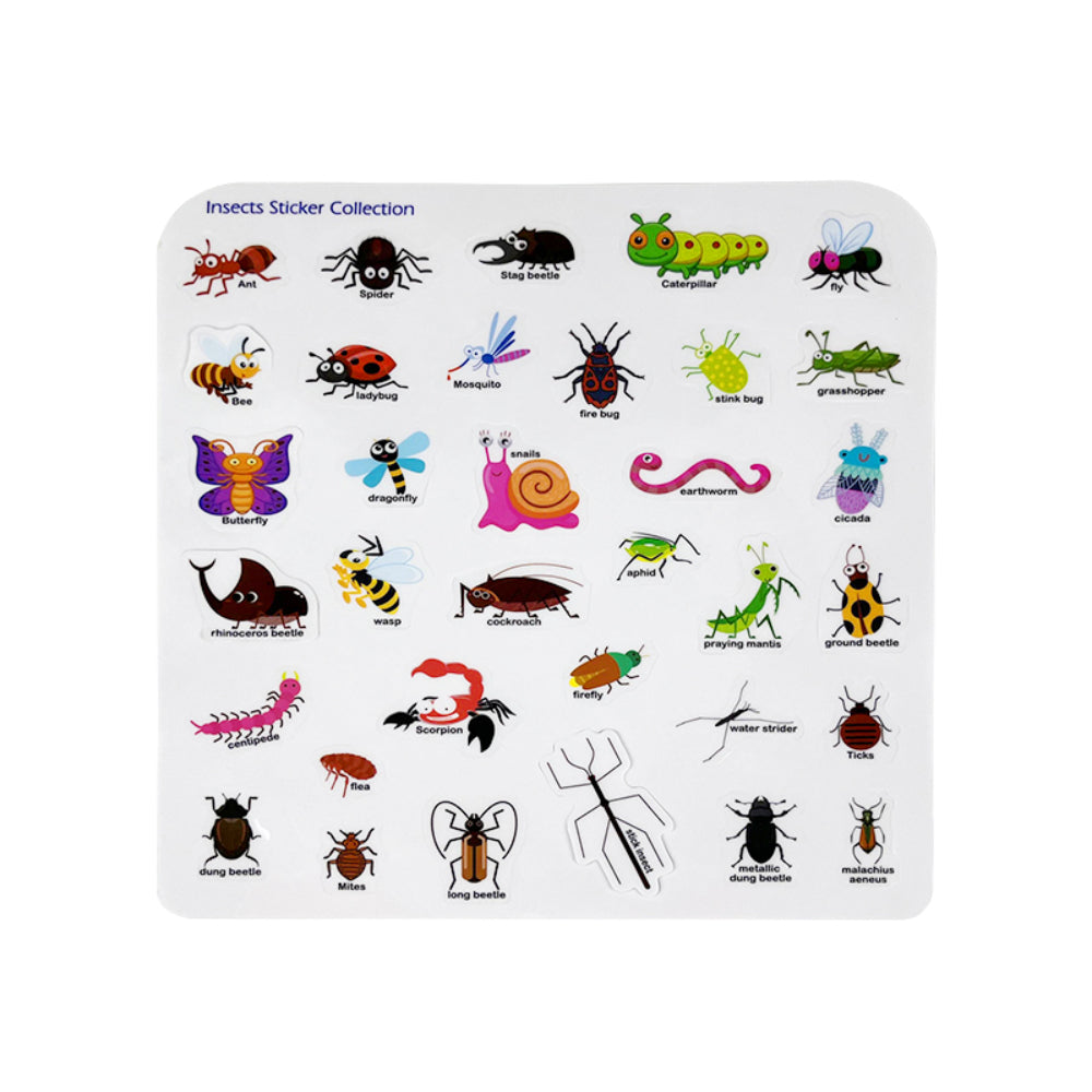 My First Stickers Book Insects Reusable Stickers – 34 Pcs