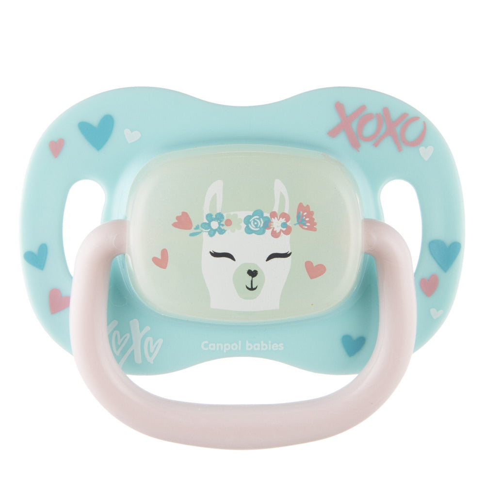 Canpol Babies Silicone Soother 0-6m – Exotic Lama Print