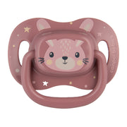 Canpol Babies Cute Animal Silicone Pacifier – Pink (6–18 Months)