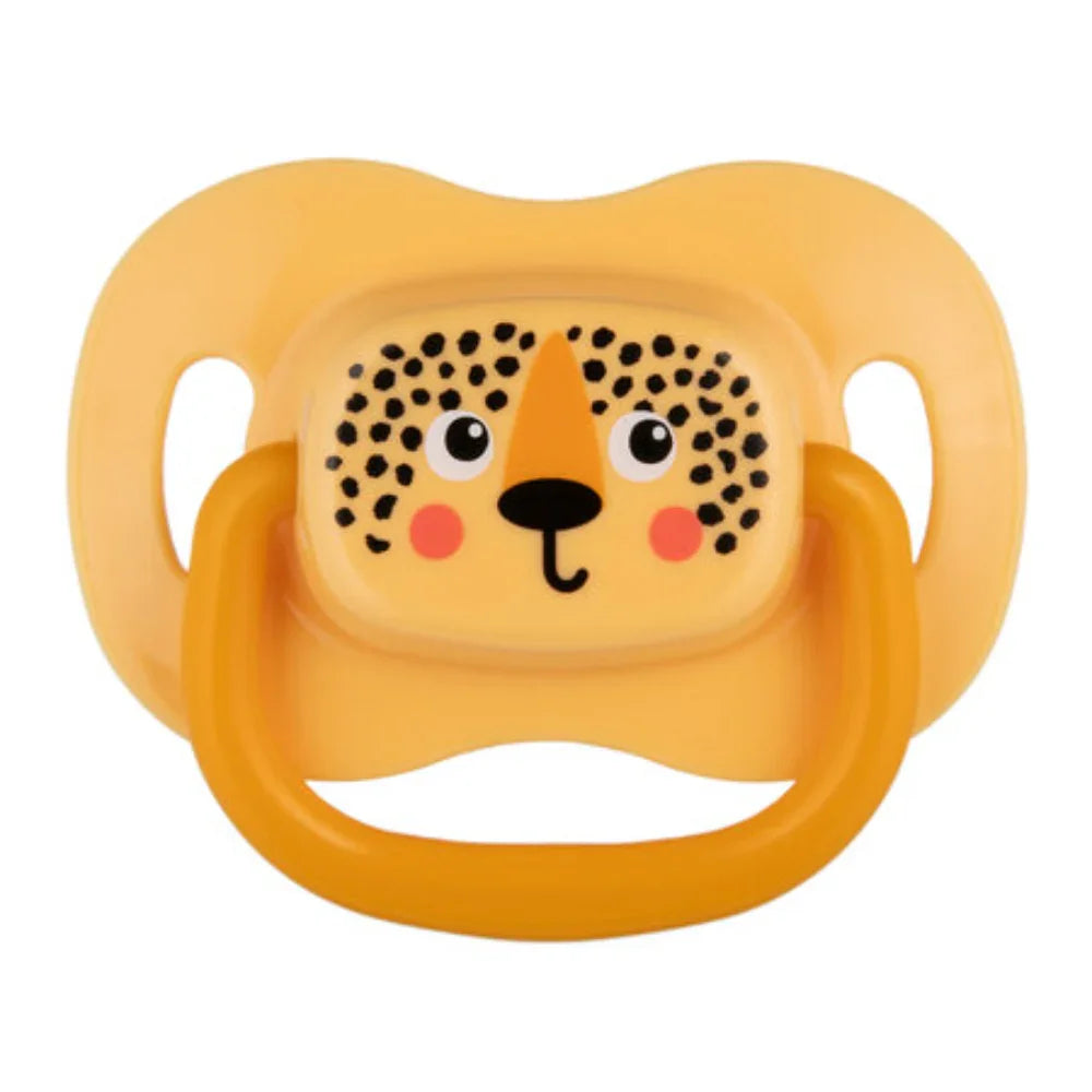 Canpol Babies Air Flow Silicone Pacifiers with Sterilization Case 6–18m – Orange (2Pcs)