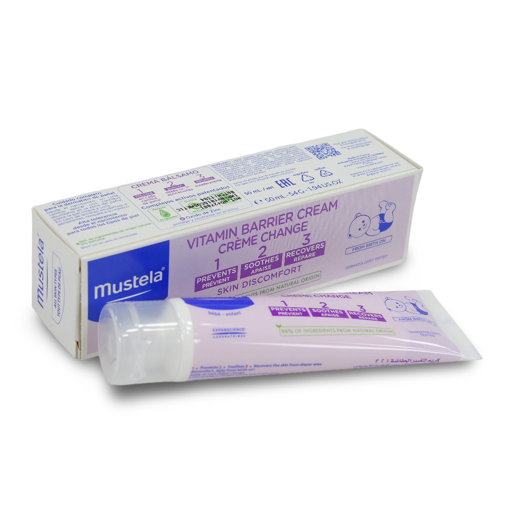 Mustela Vitamin Barrier Cream 50ml