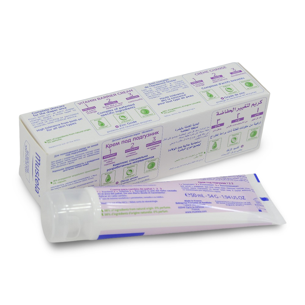 Mustela Vitamin Barrier Cream 50ml