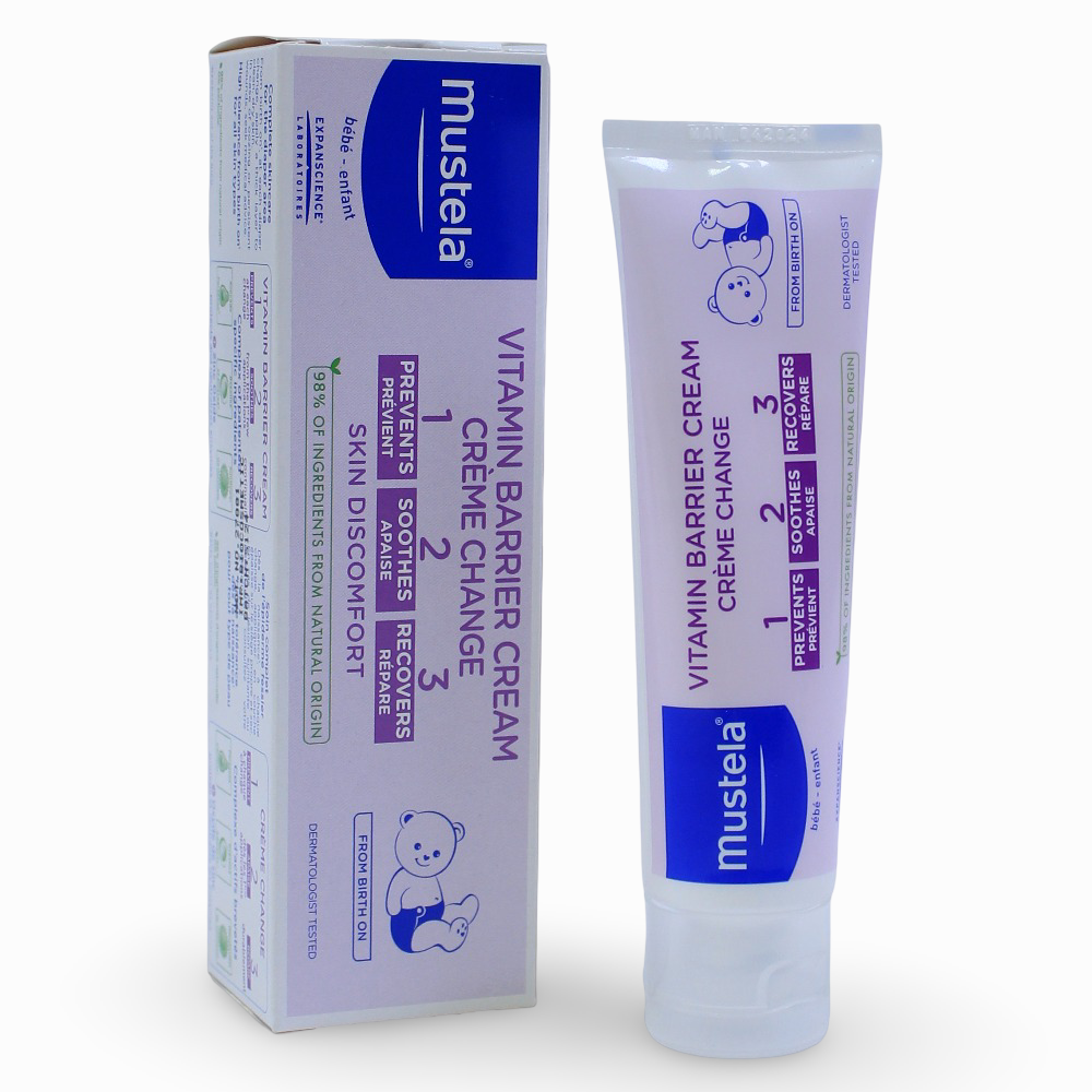 Mustela Vitamin Barrier Cream 50ml - Baby Essentials
