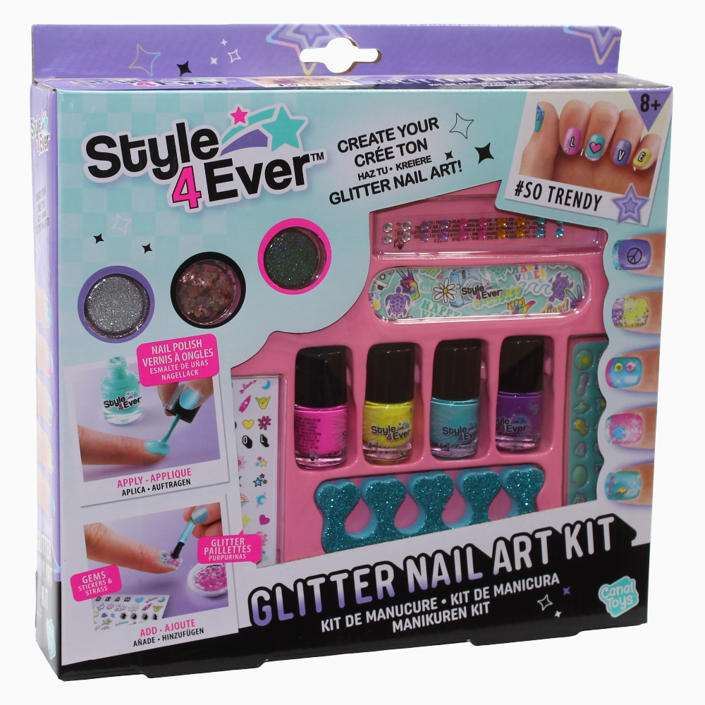 Style 4 Ever Glitter Nail Art Kit