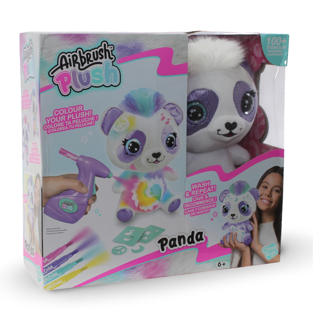 Airbrush Plush Panda Teddy Art Set - Toys