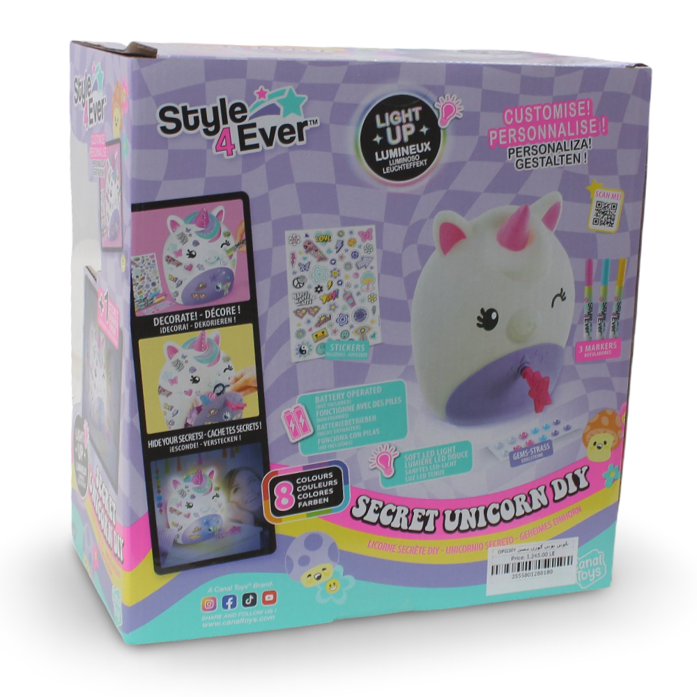 Style 4 Ever Secret Deco DIY Unicorn Lamp