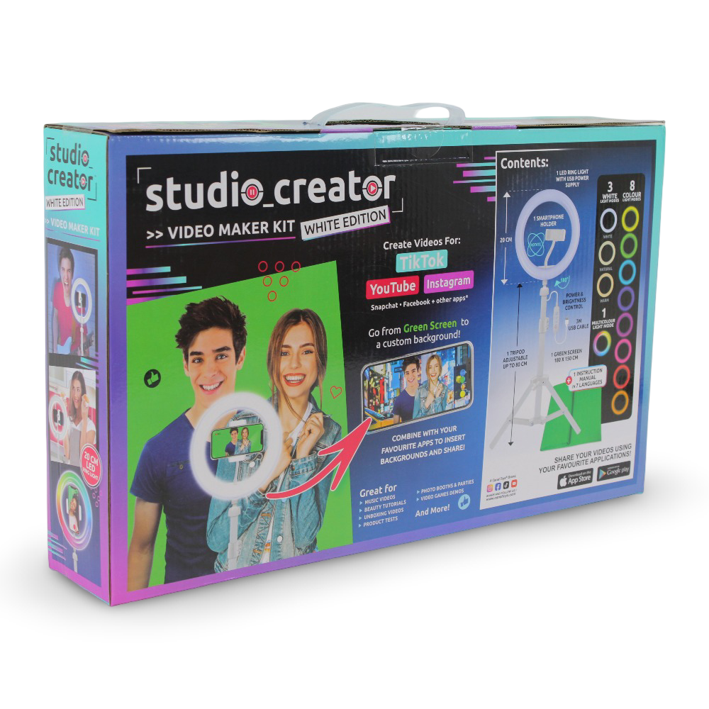 مجموعة صانع الفيديو Studio Creator - الإصدار الأبيض