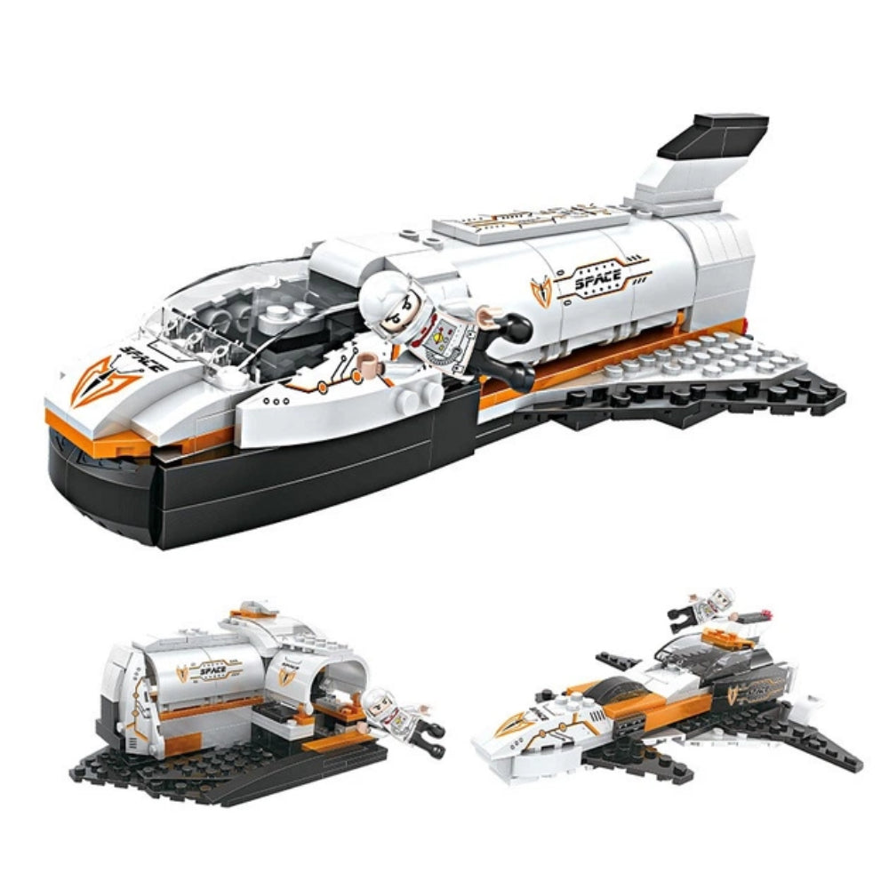 Cogo Creative Player Space Shuttle 3-in-1 Building Block Set – 168 Pcs - Toys