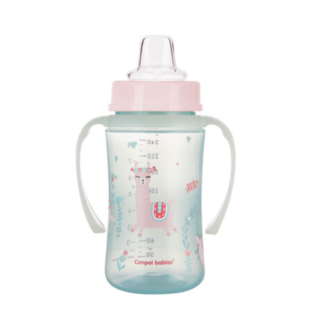 Canpol Babies Training Cup with Glowing Handles 240ml – Green