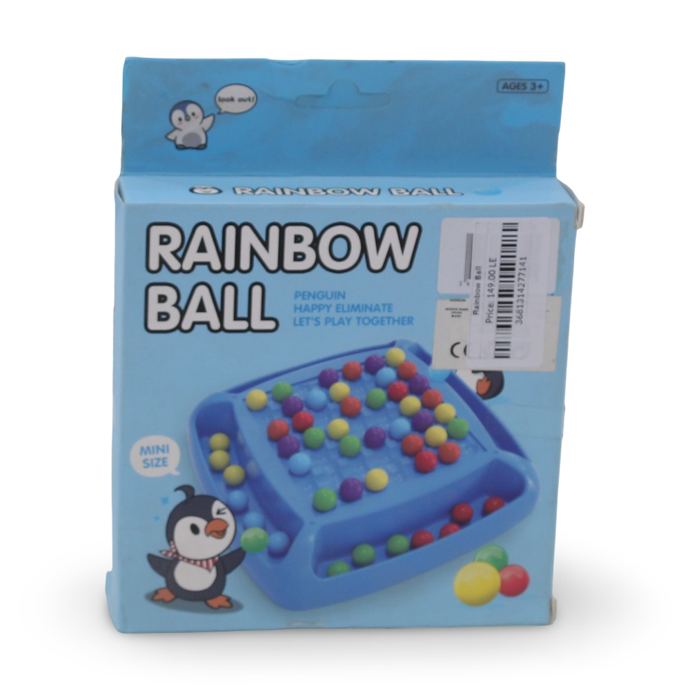 Penguin Rainbow Ball Maze Game