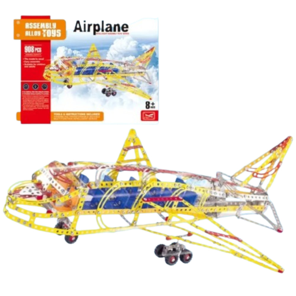 DIY Assembling Aircraft Toy - 908 Pcs