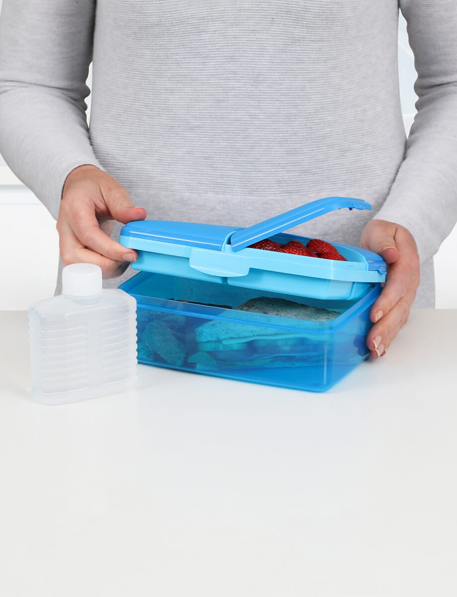Sistema Lunch Box – BPA Free Plastic Blue 1.5L
