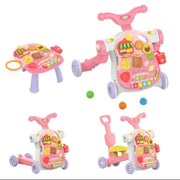 Huanger 4-in-1 Baby Multifunction Walker – Pink