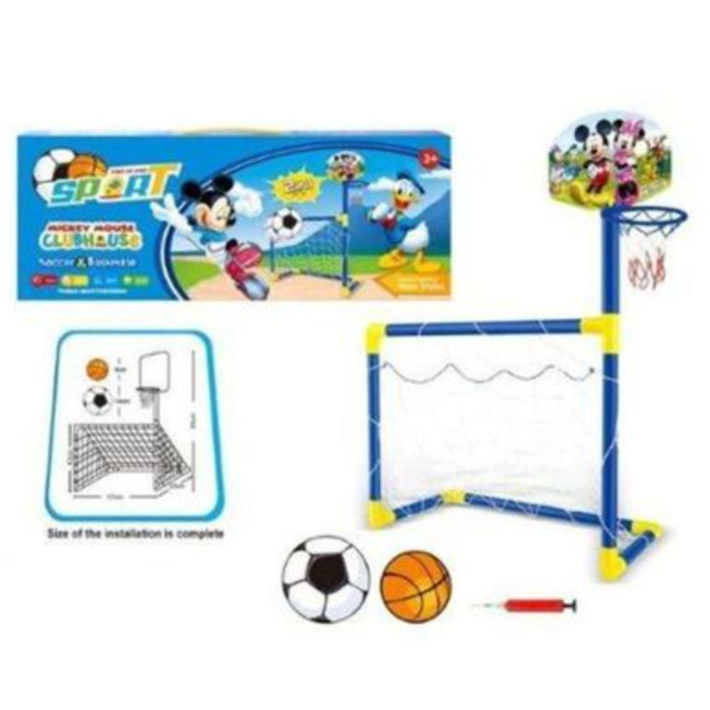 Mickey Mouse Clubhouse 2-in-1 Soccer and Basketball Playset
