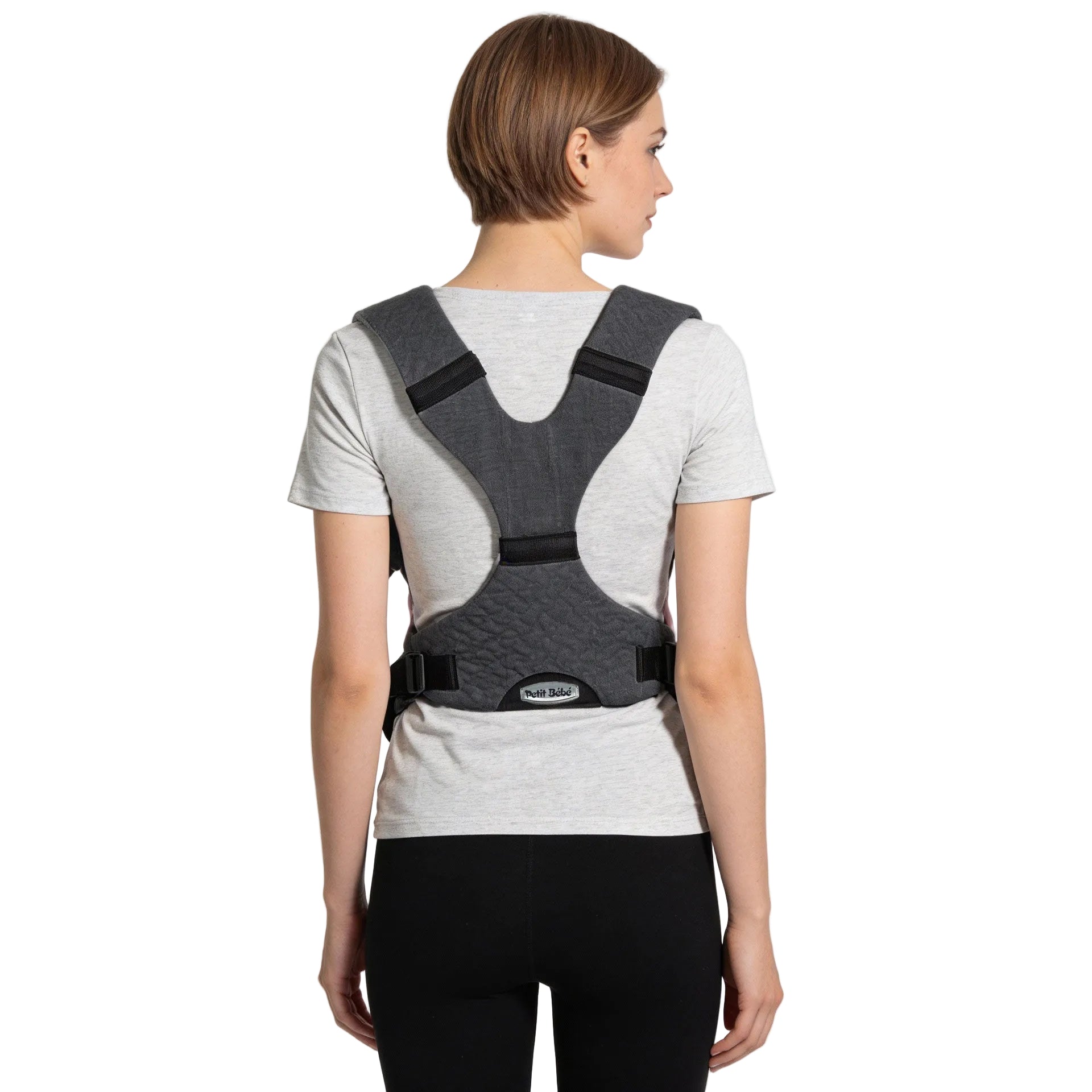 Petit Bebe Baby Carrier Simple Wrap Carrier – Dark Grey