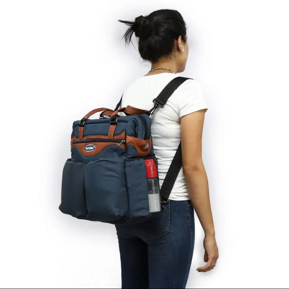 Petit Bebe Baby Diaper Bag Premium – Blue & Havan