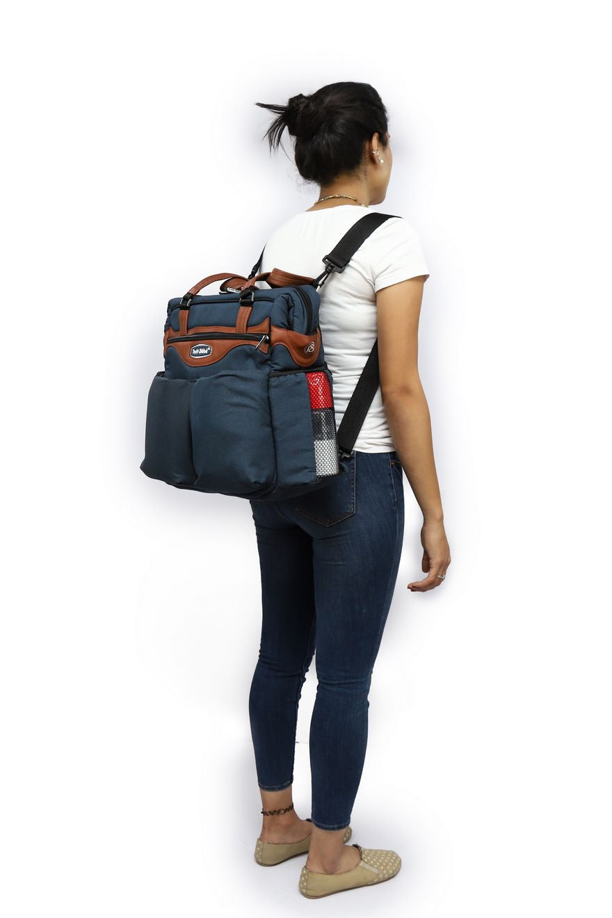 Petit Bebe Baby Diaper Bag Premium – Blue & Havan