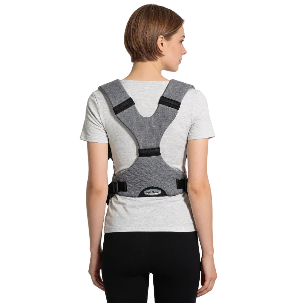 Petit Bebe Baby Carrier Simple Wrap Carrier – Grey