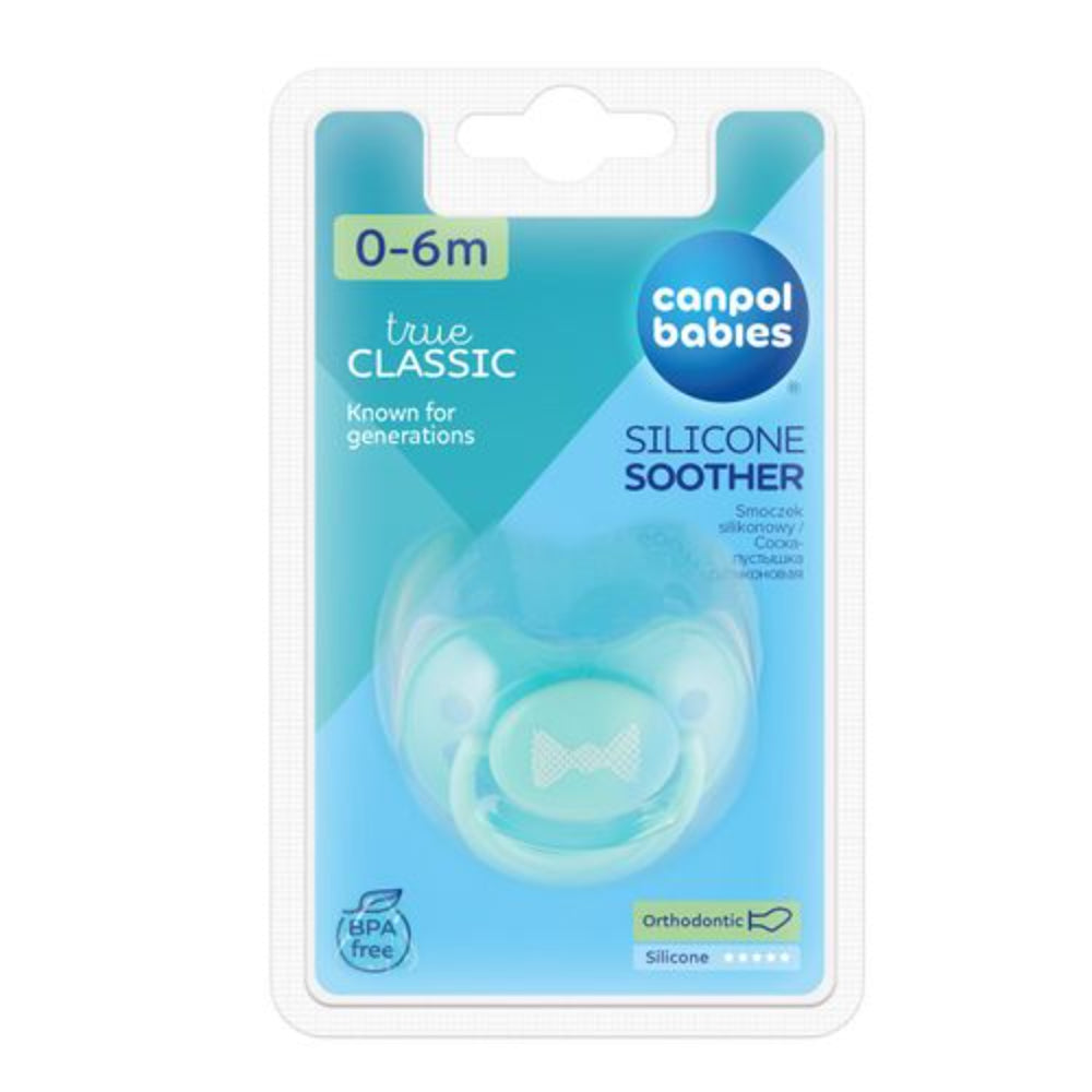 Canpol Babies Silicone Soother 0-6m – Aqua