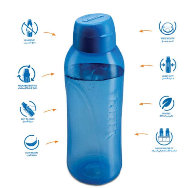 Tank Go Plastic Bottle 800 ml – Light Blue