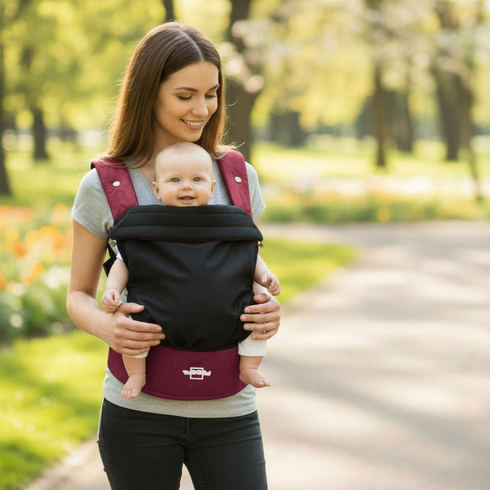 Petit Bebe Allure Baby Carrier – Burgundy