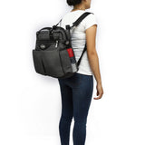 Petit Bebe Baby Diaper Bag Premium – Black & Black