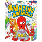 Bumper Colour By Numbers Amazing Animals