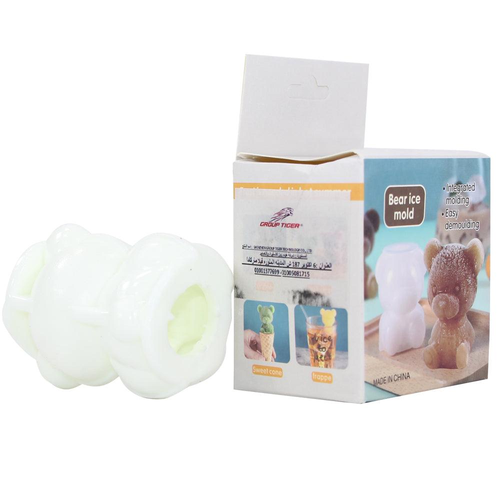 3D Bear Shape Silicone Chocolate Mold Cute Ice Cube Tray Soap Mold Candle Making Mold Candy Fondant Molds Cake Decorating Mold - Ourkids - Marcada