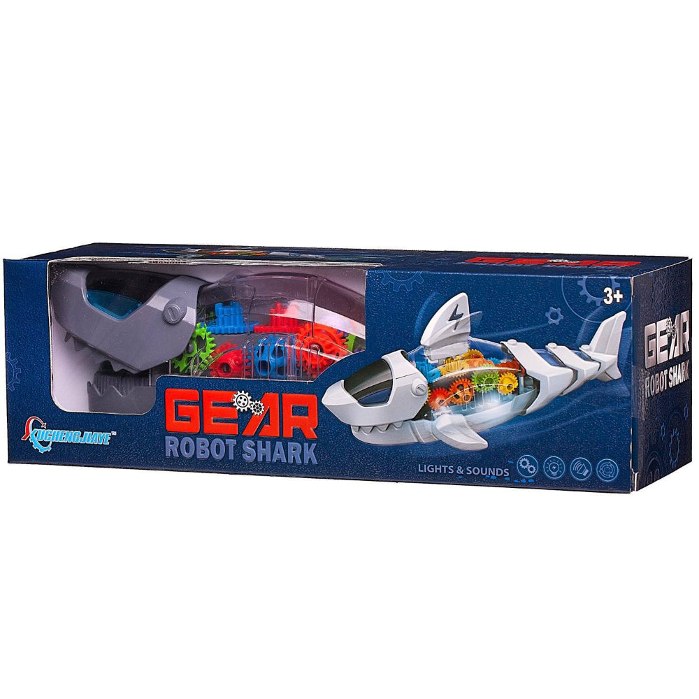 Electric Gear Giant Tooth Shark – Grey