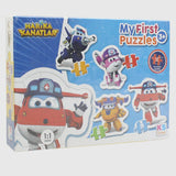 4 In 1 Super Wings First Puzzle - Ourkids - KS Games