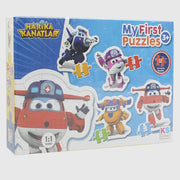 4 In 1 Super Wings First Puzzle - Ourkids - KS Games