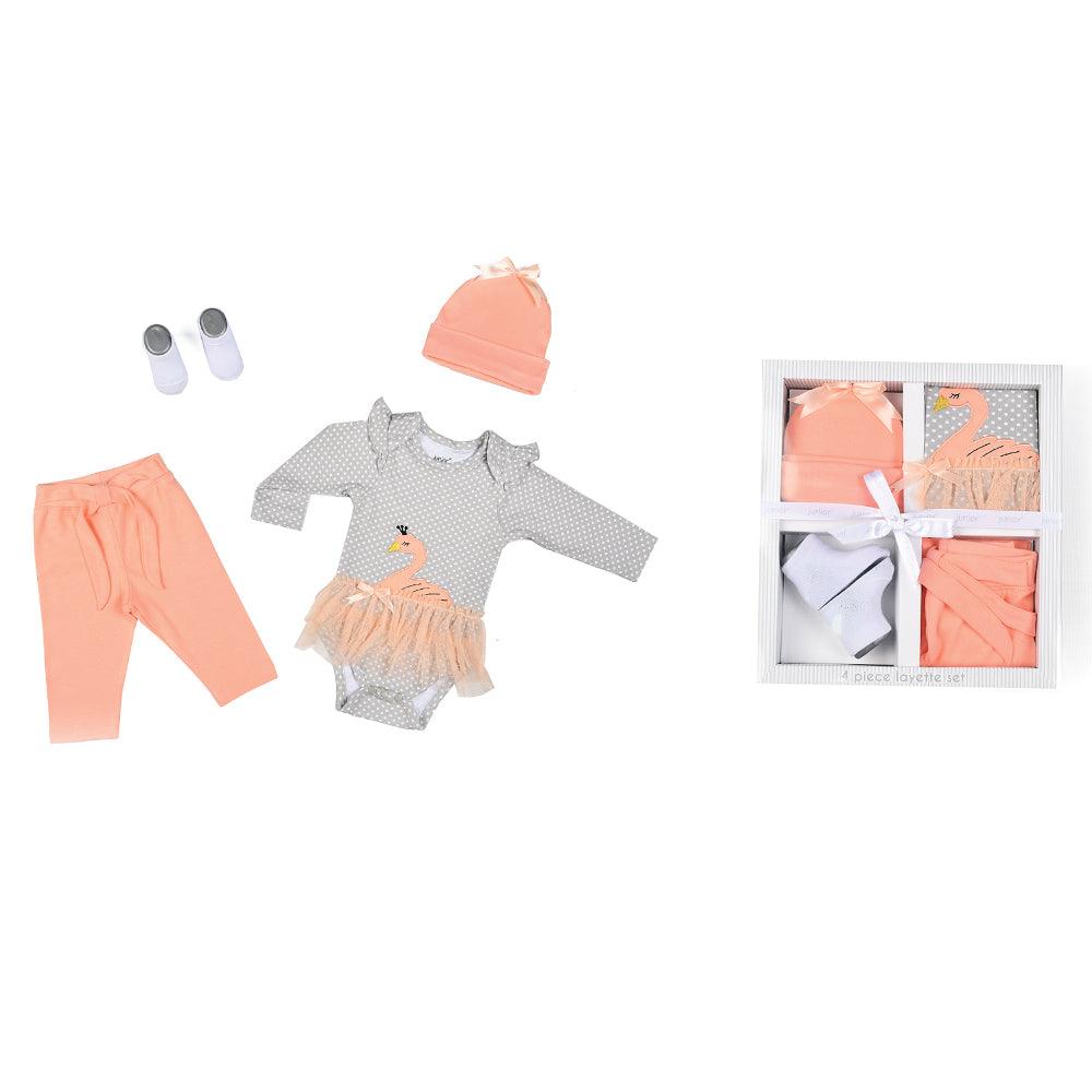 4-Piece Baby Layette Set - Ourkids - Junior