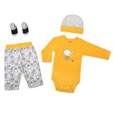 4-Piece Baby Layette Set - Ourkids - Junior