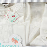 4-Piece White Baby Layette Set - Ourkids - Berceau