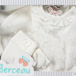 4-Piece White Baby Layette Set - Ourkids - Berceau