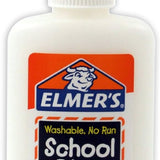 Washable Liquid School Glue [Set of 3] Size: 1.25" H x 2.5" W x 5.75" D