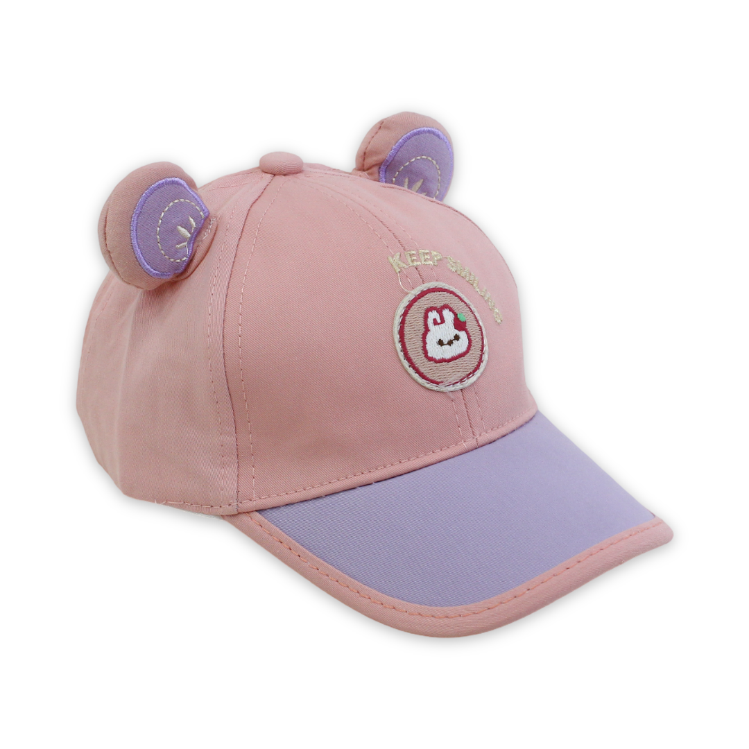 Unisex Cotton Cap – “Keep Smiling” Design