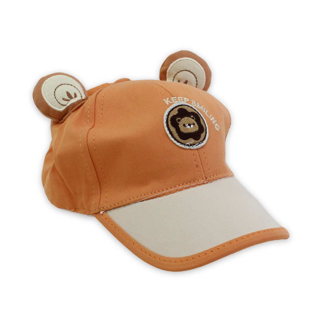 Unisex Cotton Cap – “Keep Smiling” Design