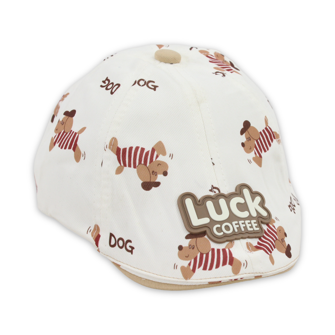 Unisex Cotton Cap – "Luck Coffee" Design
