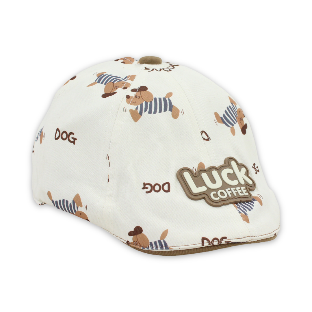 Unisex Cotton Cap – "Luck Coffee" Design