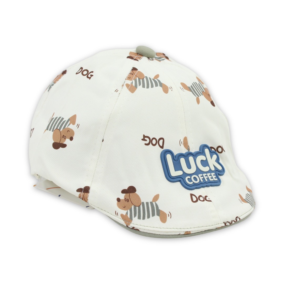 Unisex Cotton Cap – "Luck Coffee" Design