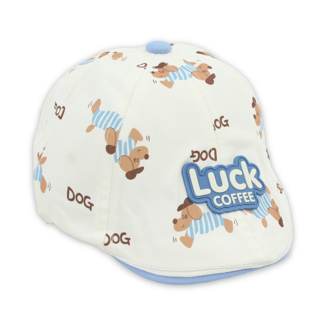 Unisex Cotton Cap – "Luck Coffee" Design